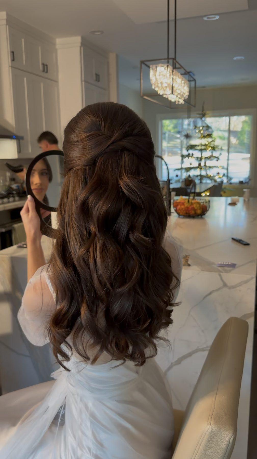 Half up half down
